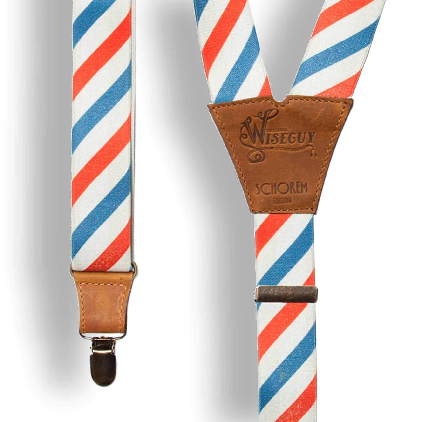 Schorem Vintage Suspenders Elastic wide 1.3 inch - Wiseguy Suspenders